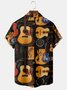 Guitar Chest Pocket Short Sleeve Shirt
