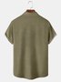 Men's Art Geometric Print Fashion Hawaiian Lapel Short Sleeve Shirt