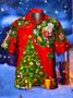 Christmas Santa Claus  Short Sleeve Aloha Shirt
