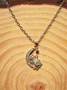 Casual Diamond Moon Kitten Necklace