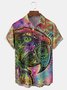 Parrots Pop Art Chest Pocket Short Sleeve Hawaiian Shirt