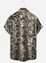 70s Bling Flash Chest Pocket Short Sleeve Disco Shirt