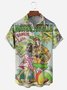 Parrots Couple Chest Pocket Short Sleeve Hawaiian Shirt