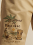 Coconut Tree Print Resort Bermuda Shorts