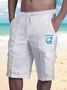 Cotton Marlin Fish Casual Shorts