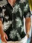 Moisture-wicking Breathable Palm Leaf Hawaiian Shirt