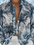 Moisture Wicking Coconut Tree Long Sleeve Hawaiian Shirt