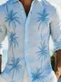 Moisture Wicking Coconut Tree Long Sleeve Hawaiian Shirt