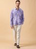 Cotton Chest Pocket Long Sleeve Casual Shirt