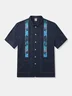 Cotton Printed Short Sleeve Cigar Shirt