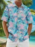 Tropical Chest Pocket Short Sleeve Resort Shirt