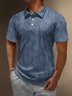 Tropical Buttons Short Sleeves Resort Polo Shirt
