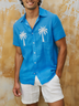 Moisture Wicking Coconut Tree Hawaiian Shirt